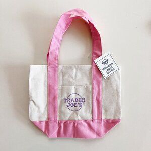Trader Joe's Mini Tote Pink